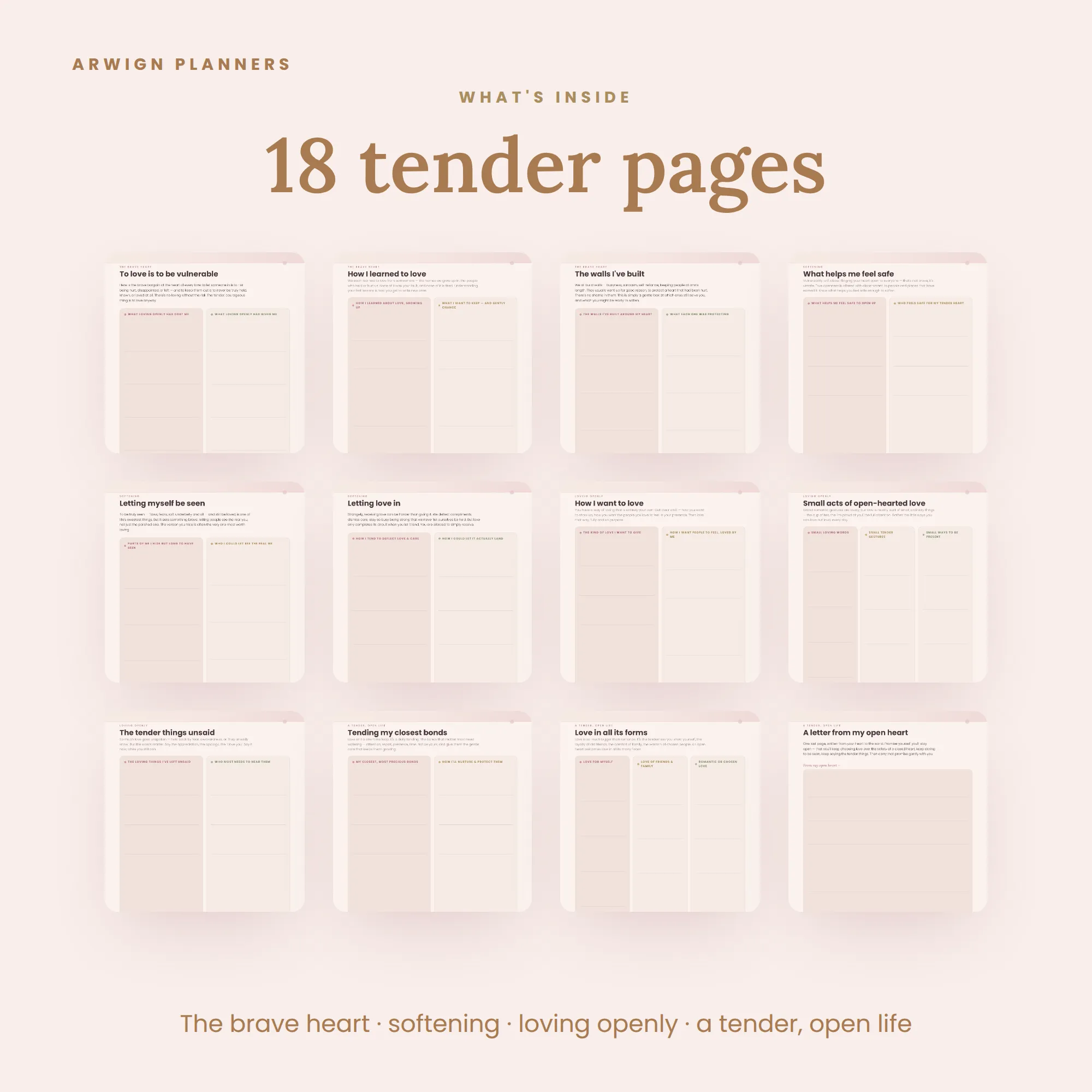 Tender Hearted — A Journal for Loving Openly & Bravely — image 2