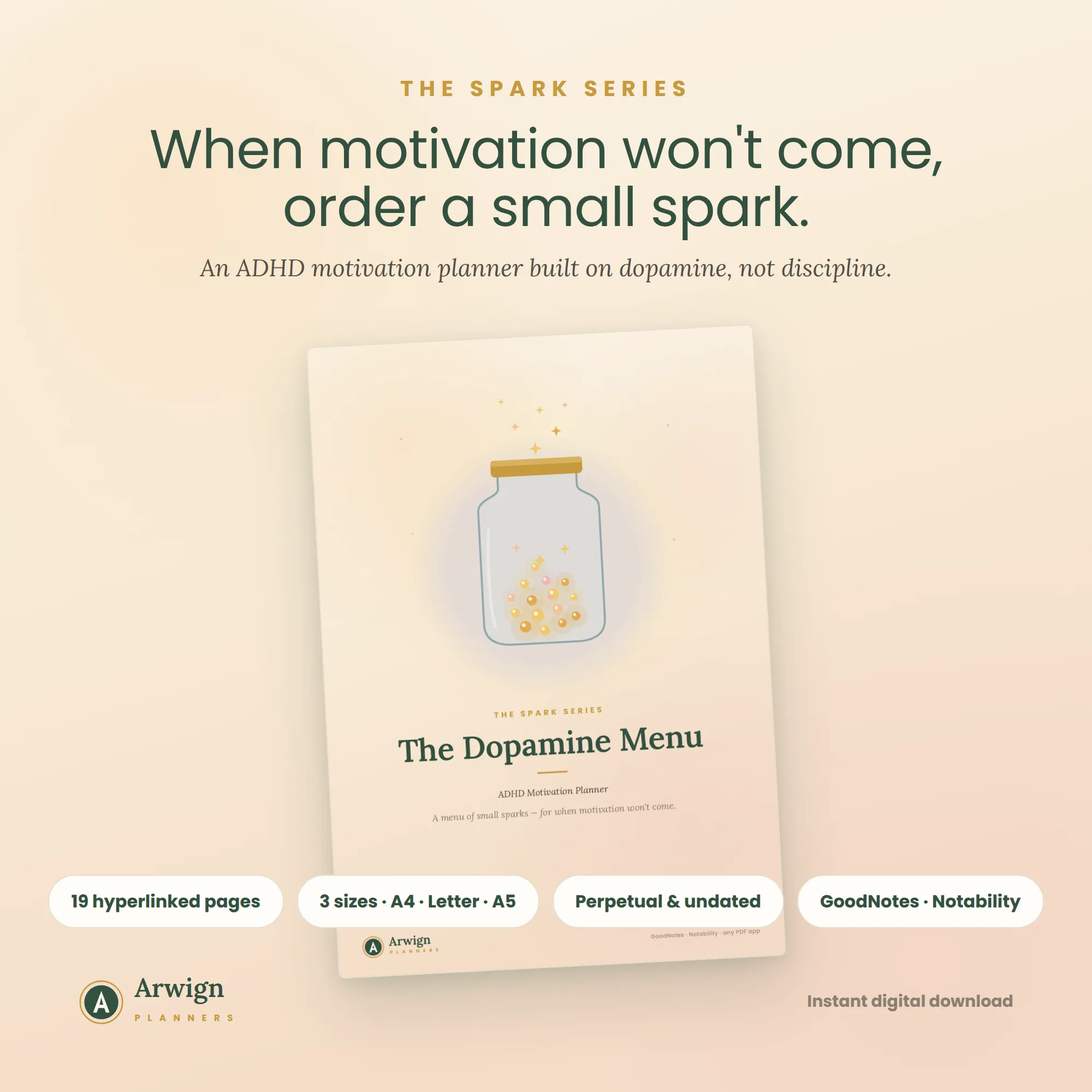 The Dopamine Menu — ADHD Motivation Planner — image 2