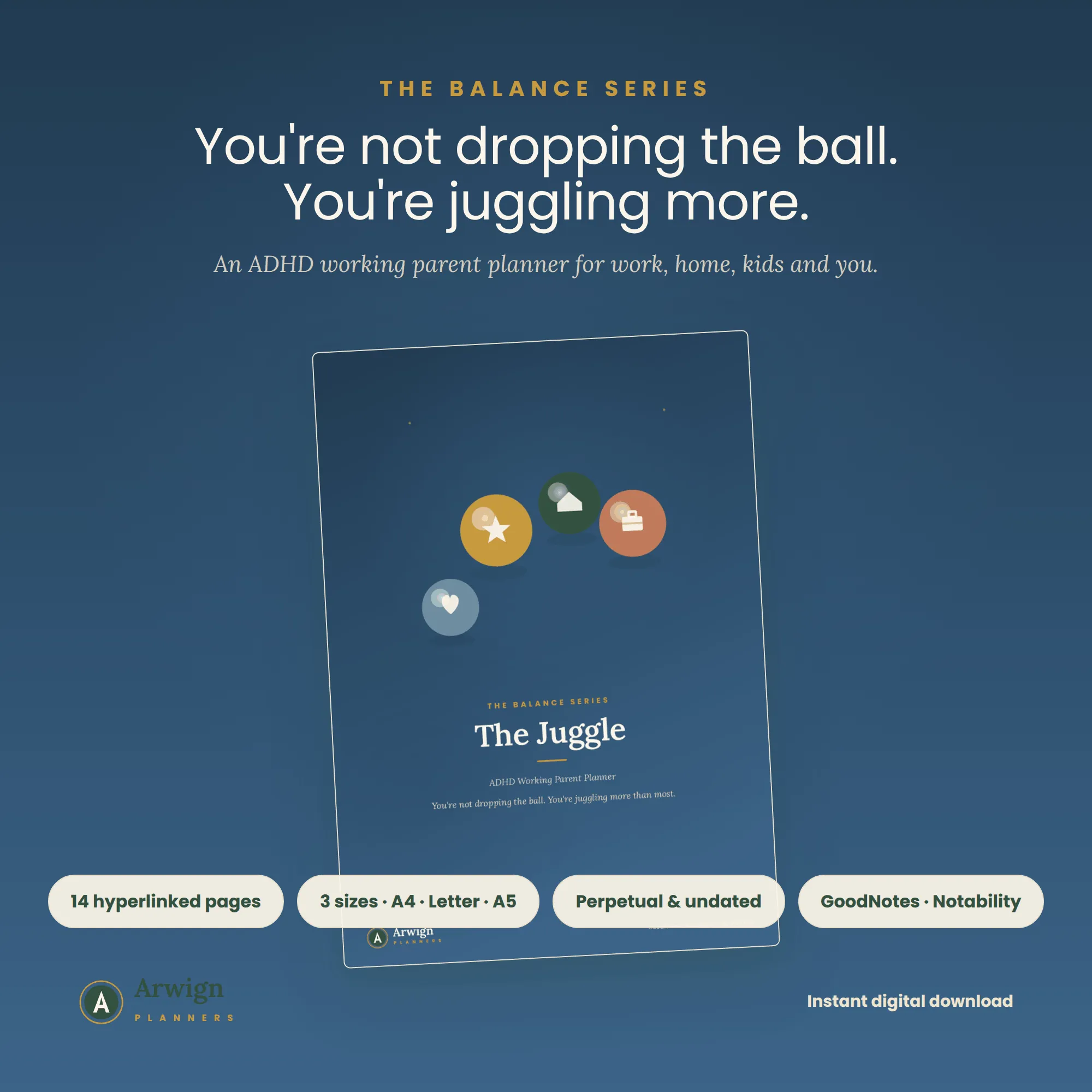 The Juggle — ADHD Working Parent Planner — image 2