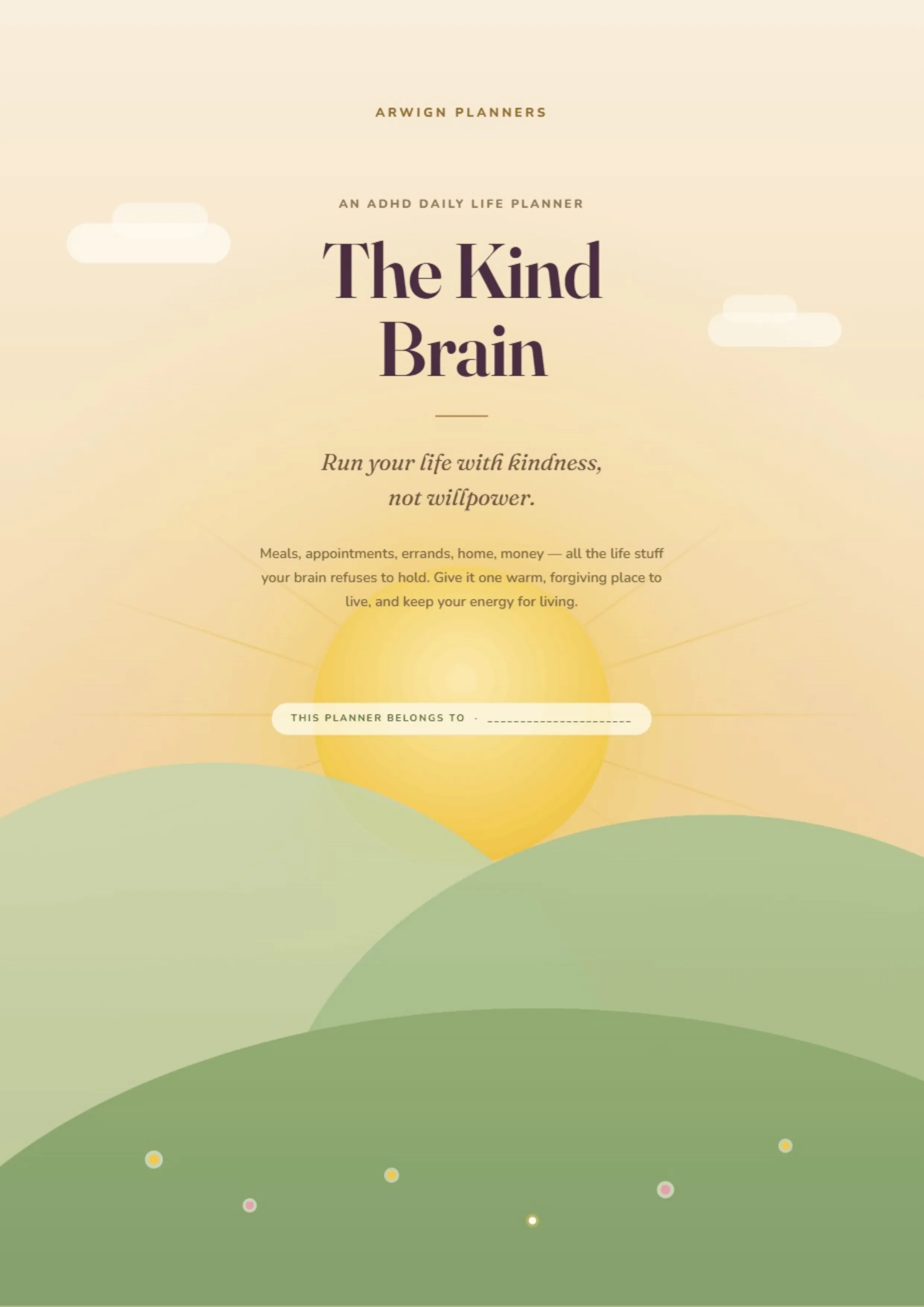 The Kind Brain — ADHD Daily Life Planner — image 2