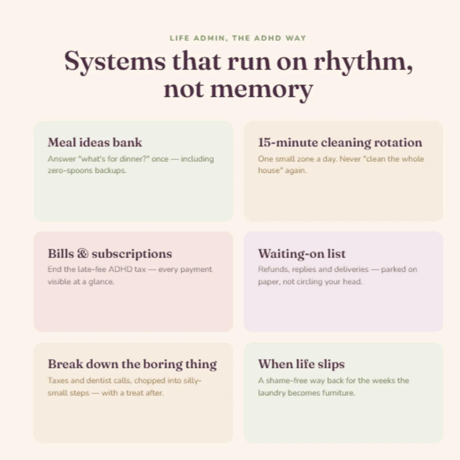The Kind Brain — ADHD Daily Life Planner — image 5