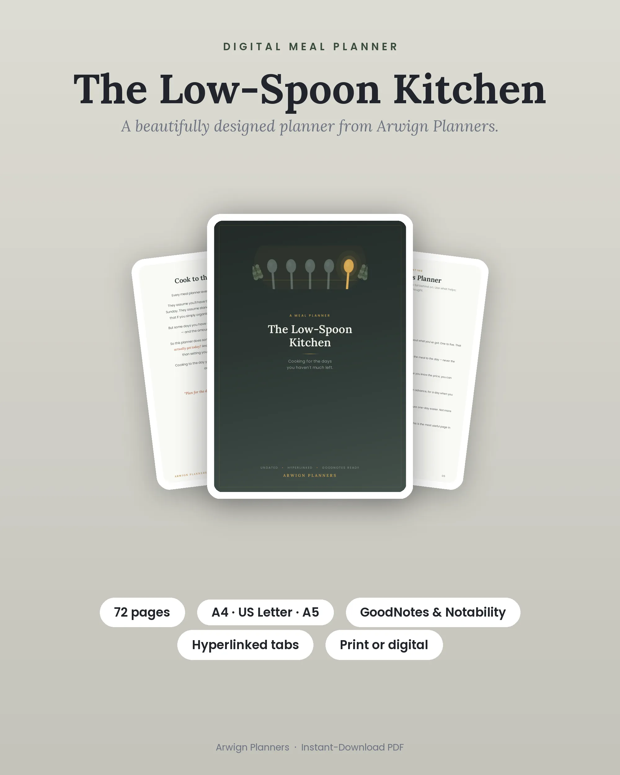 The Low-Spoon Kitchen cover