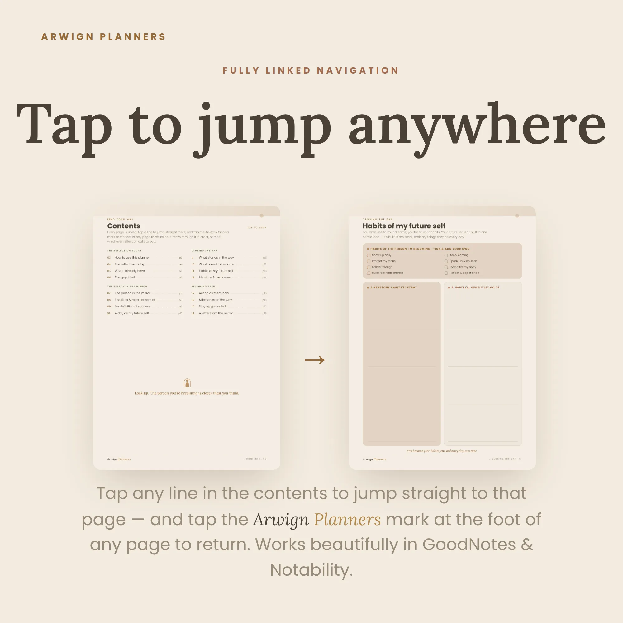 The Mirror Before Me — A Future-Self & Becoming Planner — image 3