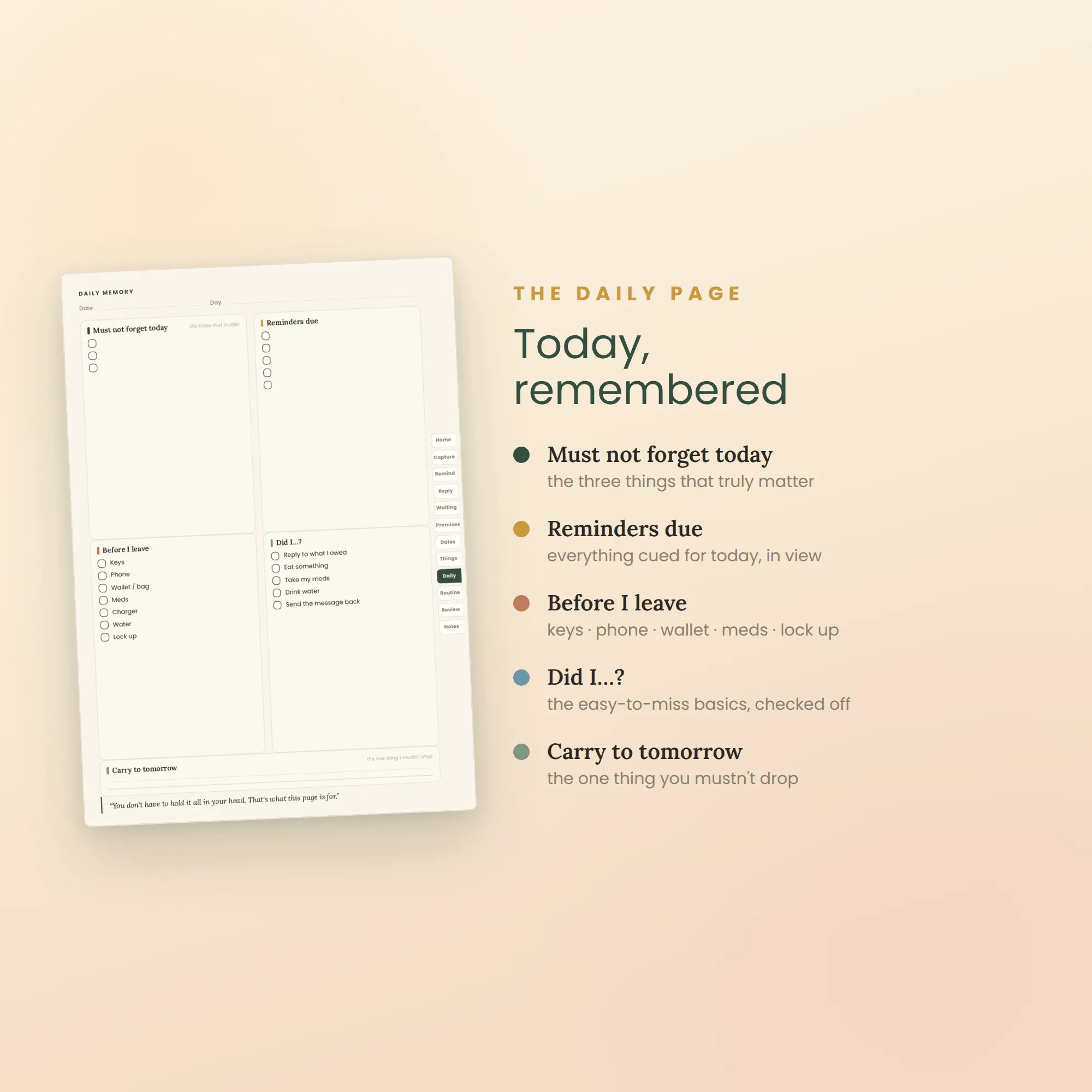 The Nine to Five Brain — ADHD Work Planner — image 3