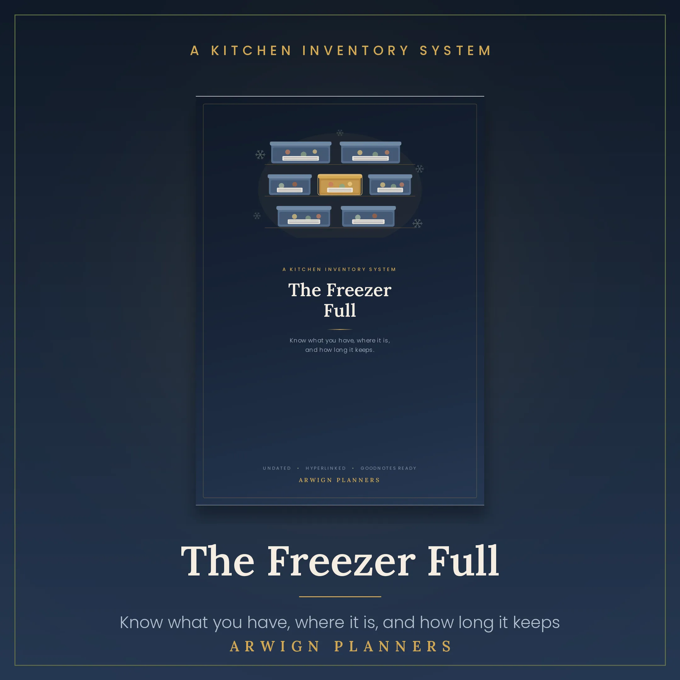 The Nourish Notebook & The Freezer Full — image 2