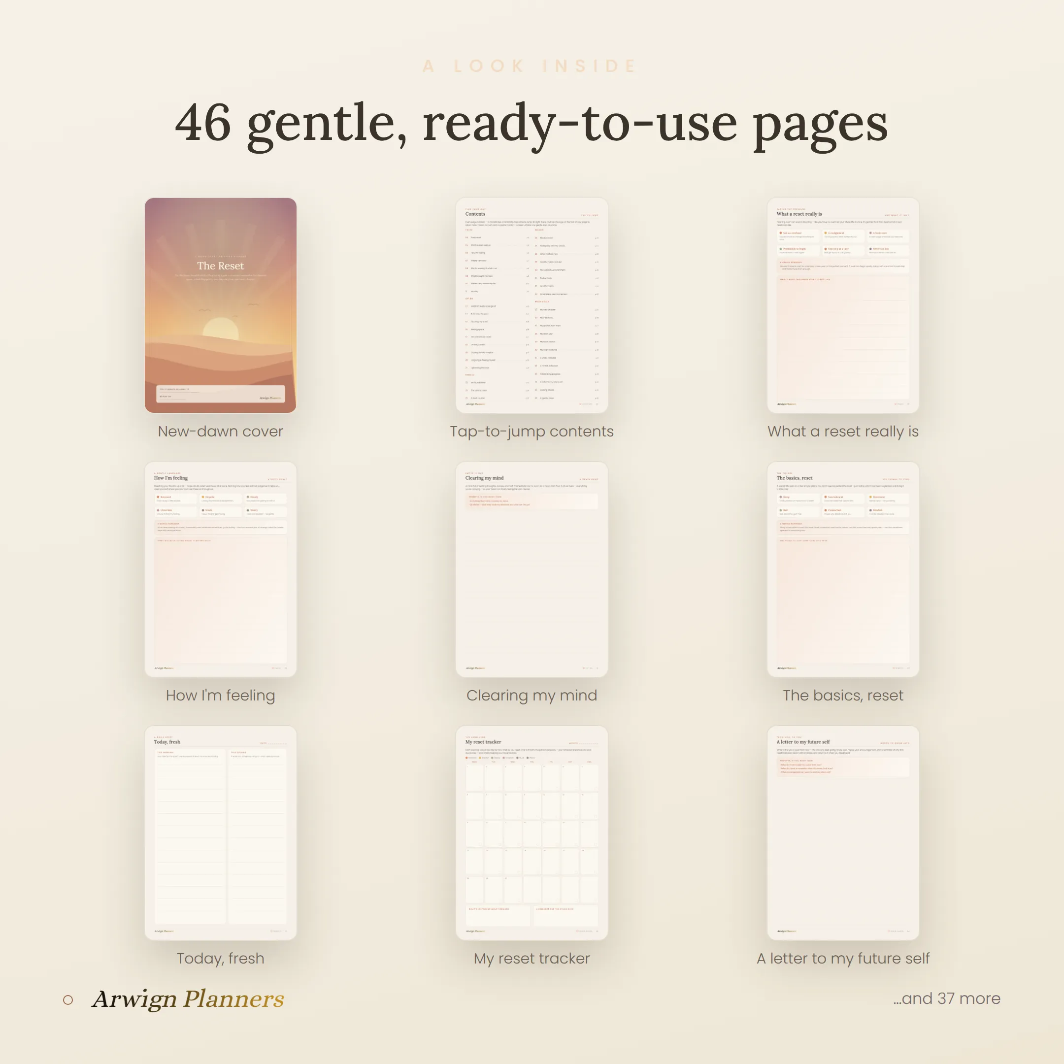 The Reset — A Fresh-Start Wellness Planner — image 2