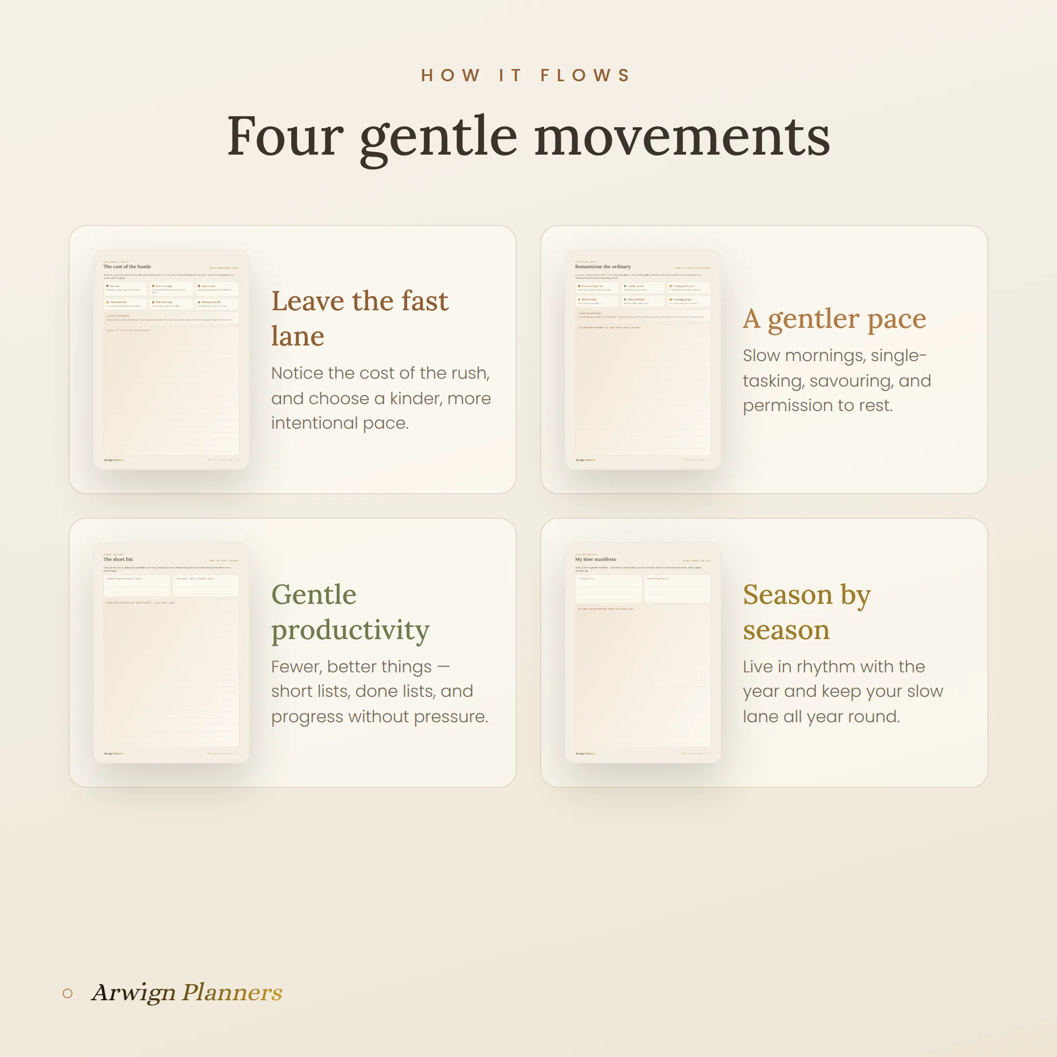 The Slow Lane — A Slow Living & Gentle Productivity Planner — image 5