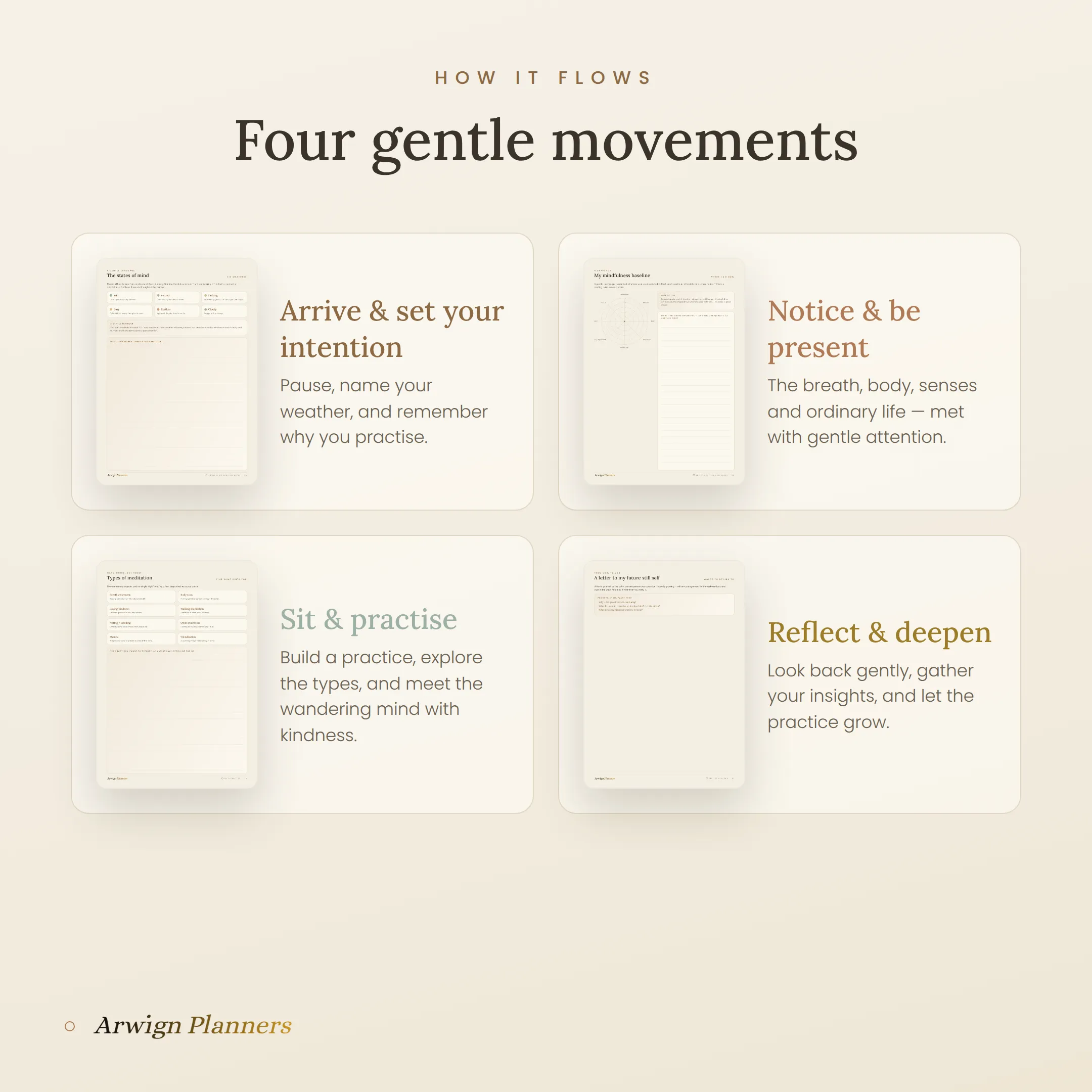 The Stillpoint — Mindfulness & Meditation Planner — image 5