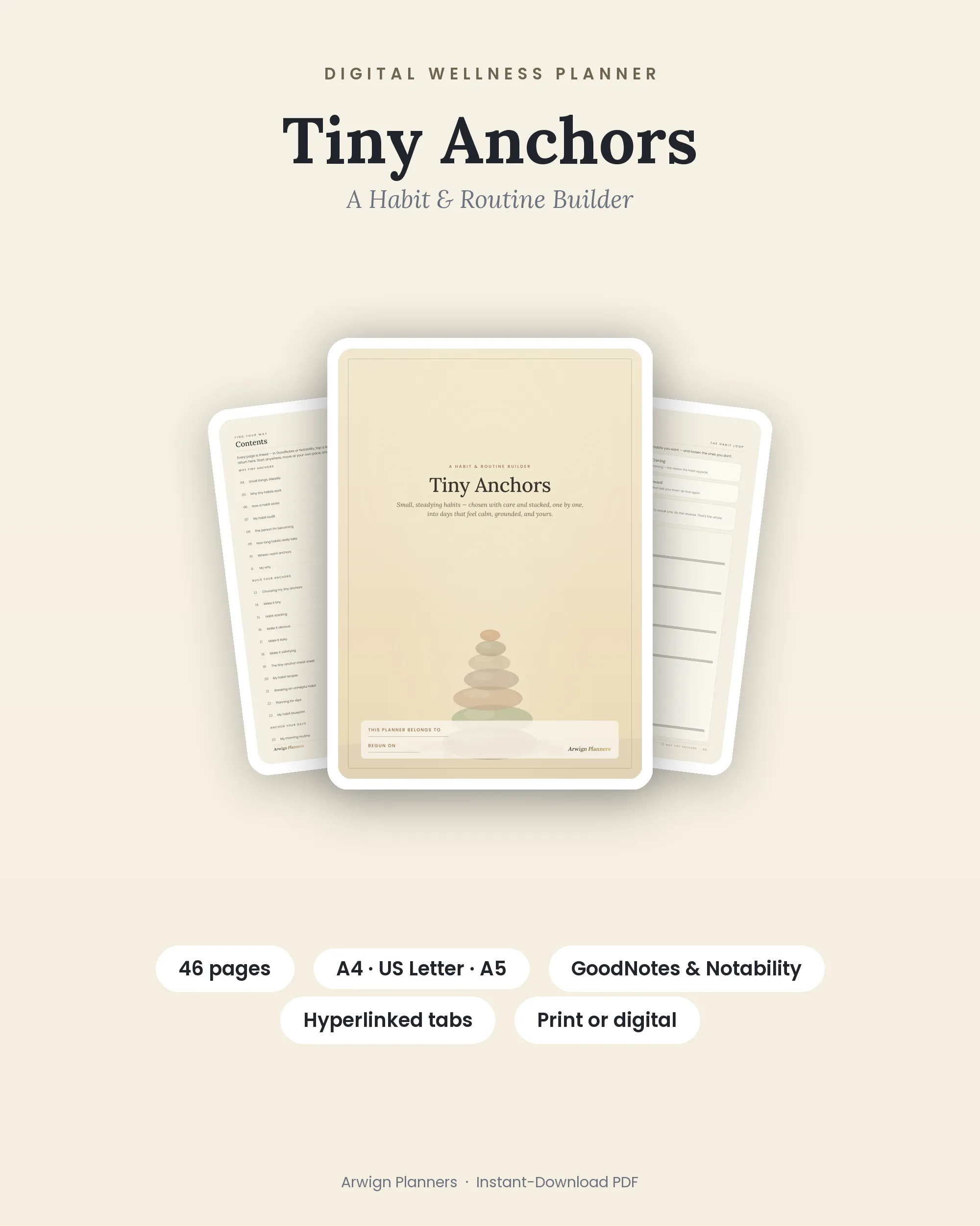 Tiny Anchors — A Habit & Routine Builder cover