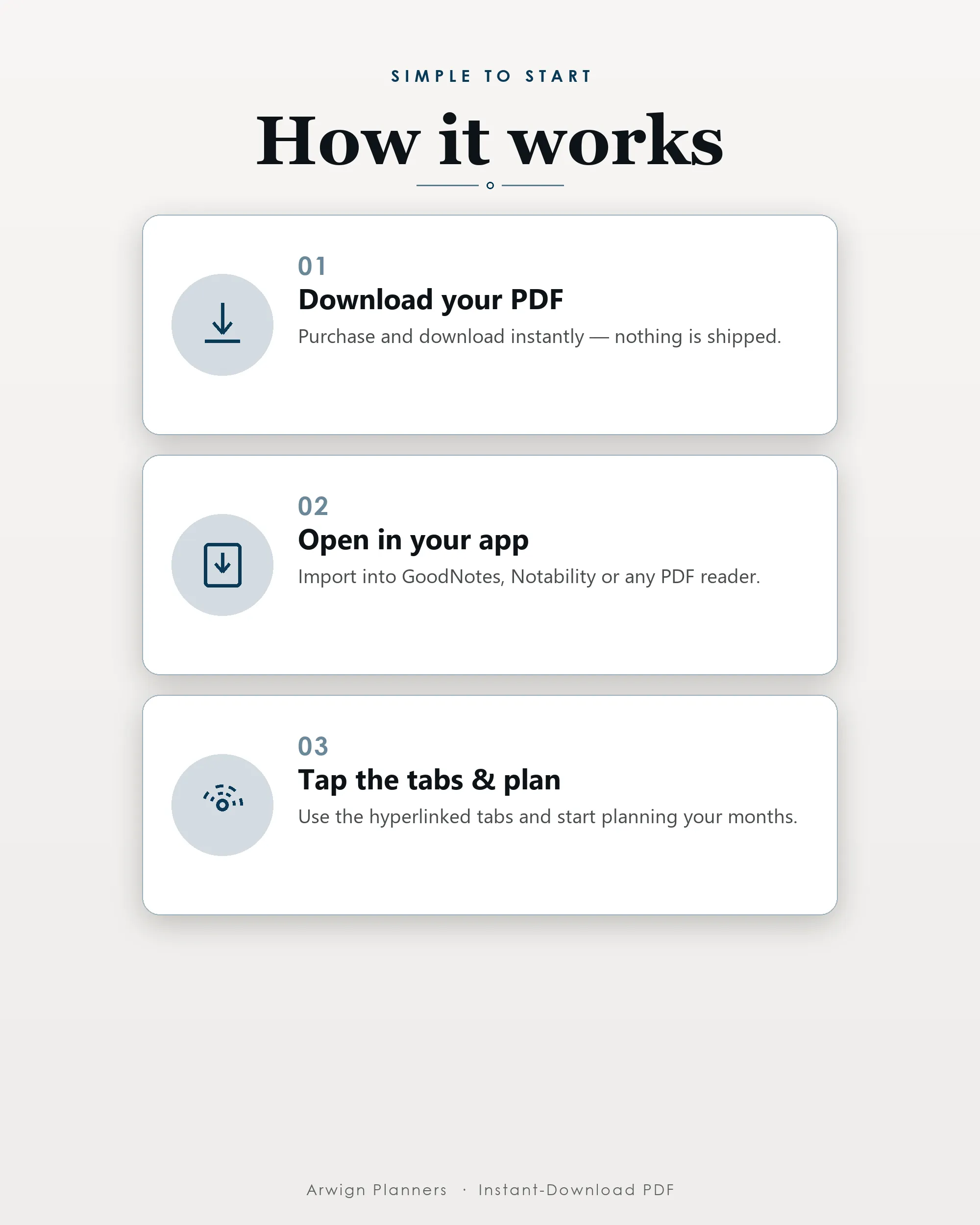 Undated Digital Monthly Planner — Digital Connect — image 6