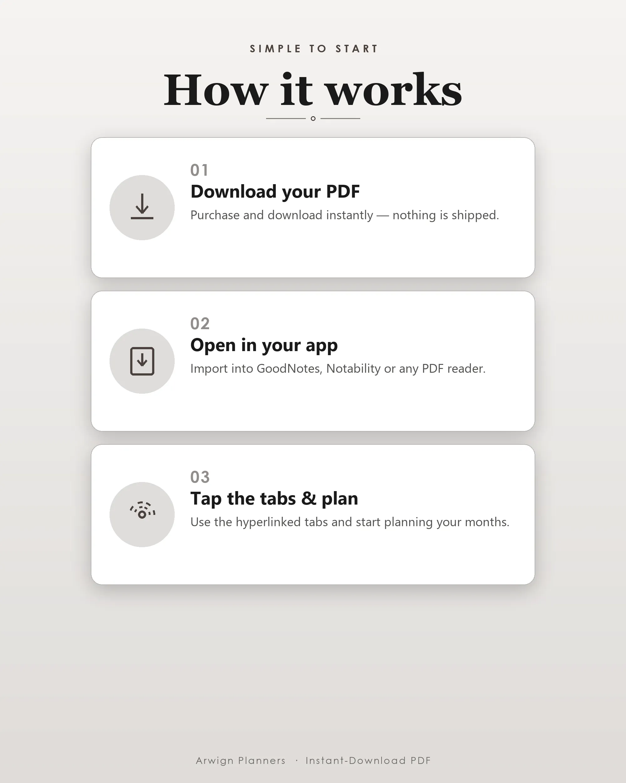 Undated Digital Monthly Planner — Tech Connect — image 6