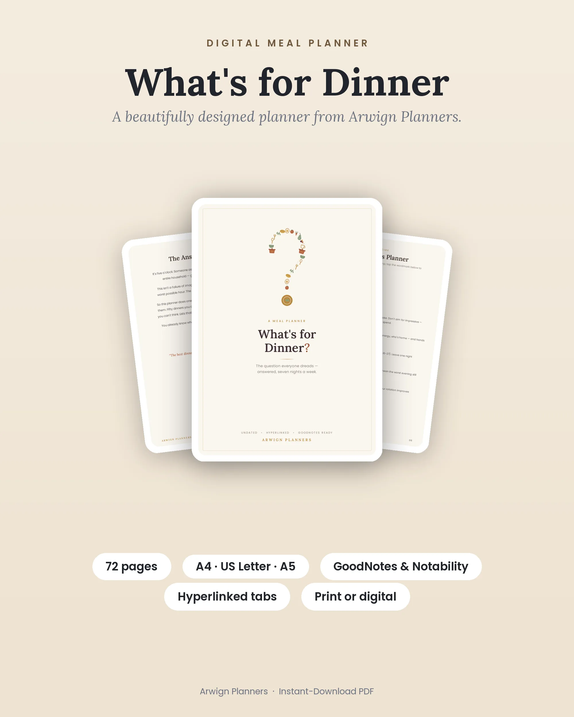 What's for Dinner cover
