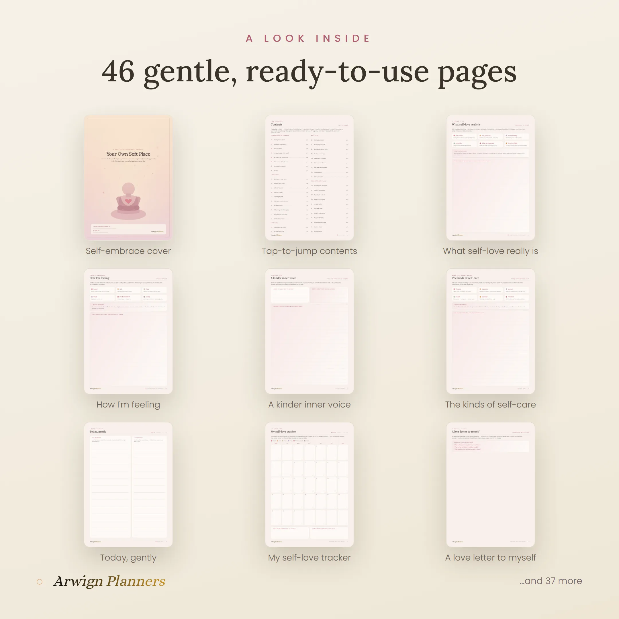 Your Own Soft Place — A Self-Love & Self-Care Planner — image 2